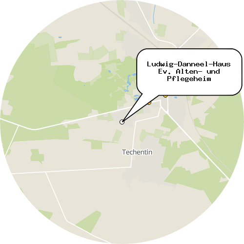 Kartenausschnitt für die Firma Ludwig-Danneel-Haus Ev. Alten- und Pflegeheim