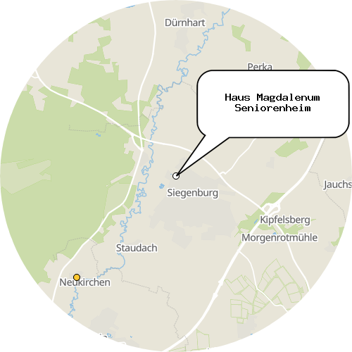 Kartenausschnitt für die Firma Haus Magdalenum Seniorenheim