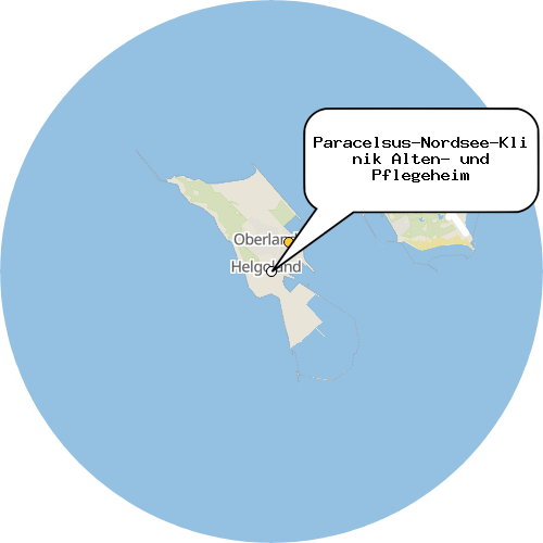 Kartenausschnitt für die Firma Paracelsus-Nordsee-Klinik Alten- und Pflegeheim