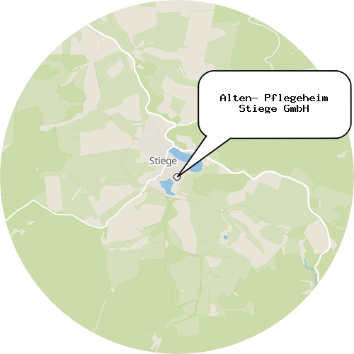 Kartenausschnitt für die Firma Alten- Pflegeheim Stiege GmbH