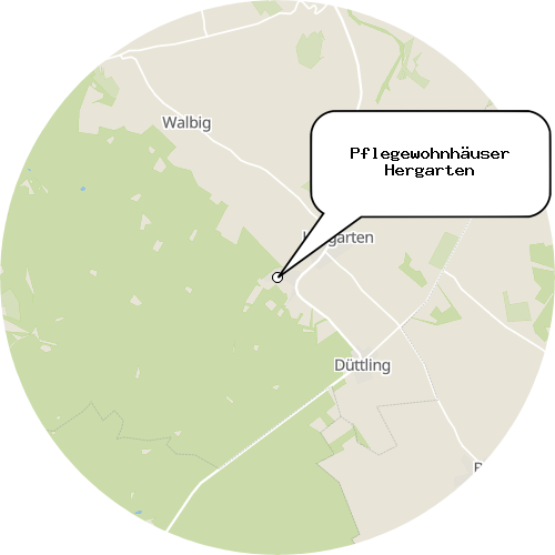 Kartenausschnitt für die Firma Pflegewohnhäuser Hergarten