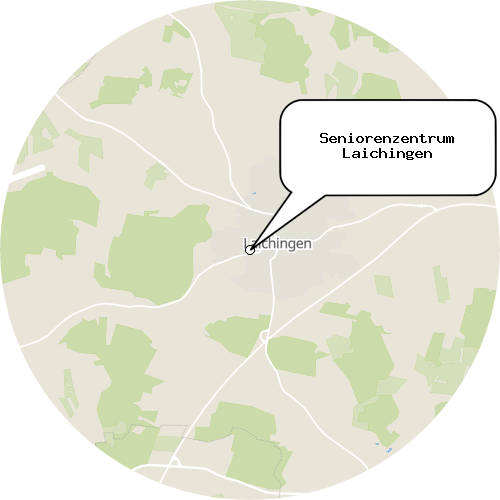 Kartenausschnitt für die Firma Seniorenzentrum Laichingen
