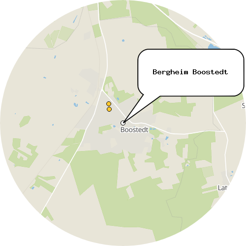 Kartenausschnitt für die Firma Bergheim Boostedt