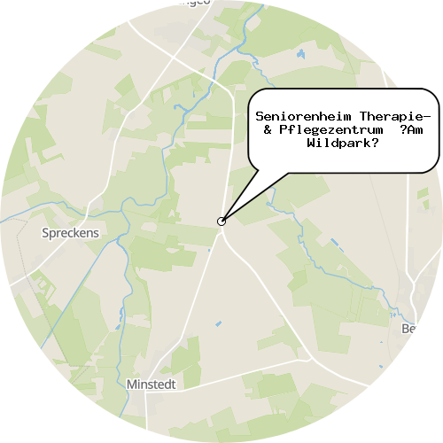 Kartenausschnitt für die Firma Seniorenheim Therapie- & Pflegezentrum  „Am Wildpark“