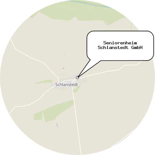 Kartenausschnitt für die Firma Seniorenheim Schlanstedt GmbH