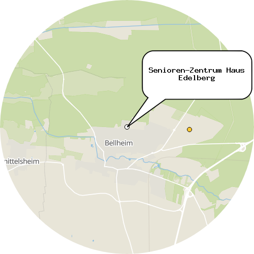 Kartenausschnitt für die Firma Senioren-Zentrum Haus Edelberg
