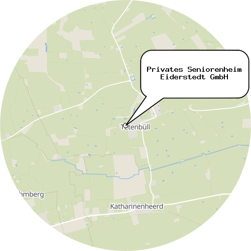 Kartenausschnitt für die Firma Privates Seniorenheim Eiderstedt GmbH