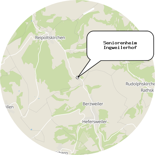 Kartenausschnitt für die Firma Seniorenheim Ingweilerhof