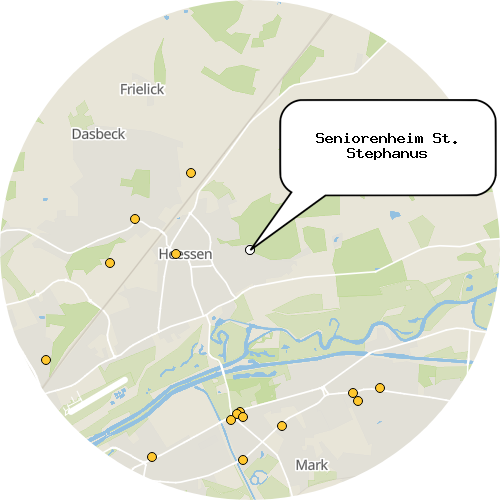 Kartenausschnitt für die Firma Seniorenheim St. Stephanus