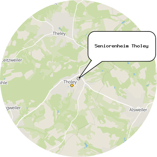 Kartenausschnitt für die Firma Seniorenheim Tholey
