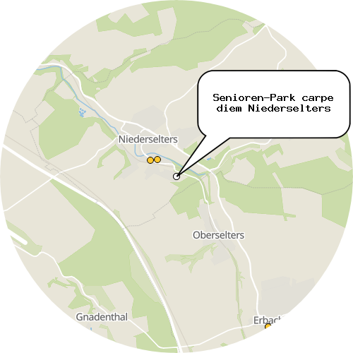 Kartenausschnitt für die Firma Senioren-Park carpe diem Niederselters