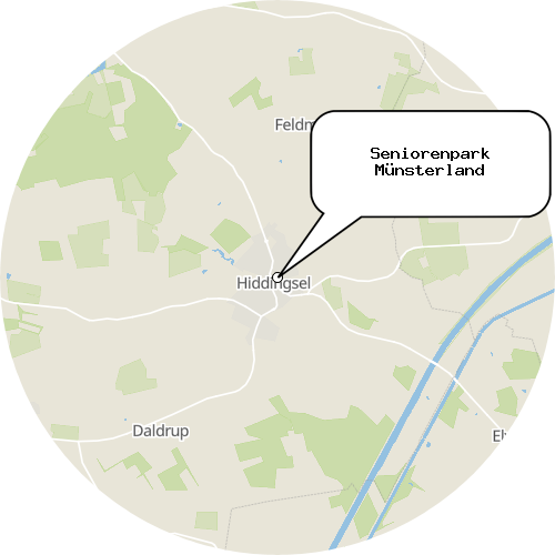 Kartenausschnitt für die Firma Seniorenpark Münsterland
