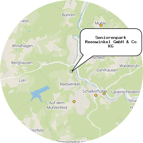 Kartenausschnitt für die Firma Seniorenpark Reeswinkel GmbH & Co KG
