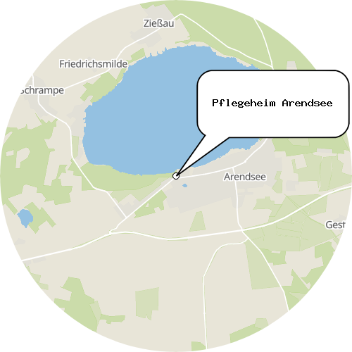 Kartenausschnitt für die Firma Pflegeheim Arendsee
