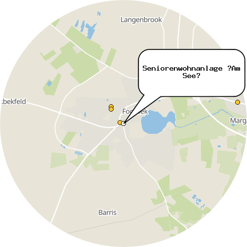 Kartenausschnitt für die Firma Seniorenwohnanlage „Am See“