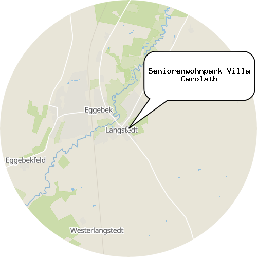 Kartenausschnitt für die Firma Seniorenwohnpark Villa Carolath