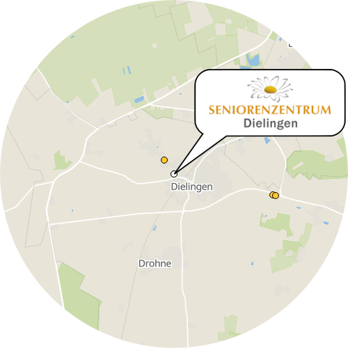Kartenausschnitt für die Firma Seniorenzentrum Dielingen GmbH & Co. KG
