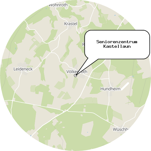 Kartenausschnitt für die Firma Seniorenzentrum Kastellaun