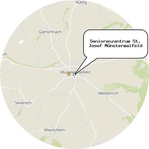 Kartenausschnitt für die Firma Seniorenzentrum St. Josef Münstermaifeld