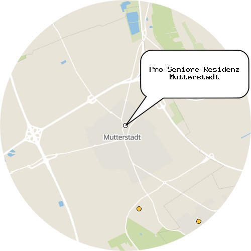 Kartenausschnitt für die Firma Pro Seniore Residenz Mutterstadt