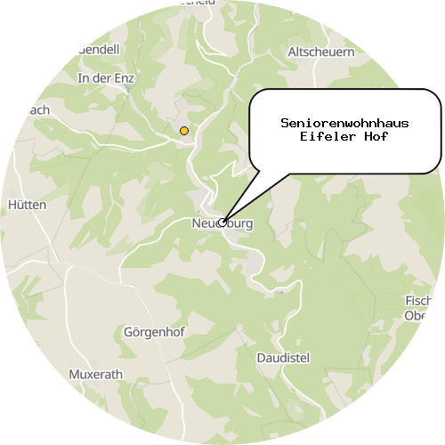 Kartenausschnitt für die Firma Seniorenwohnhaus Eifeler Hof