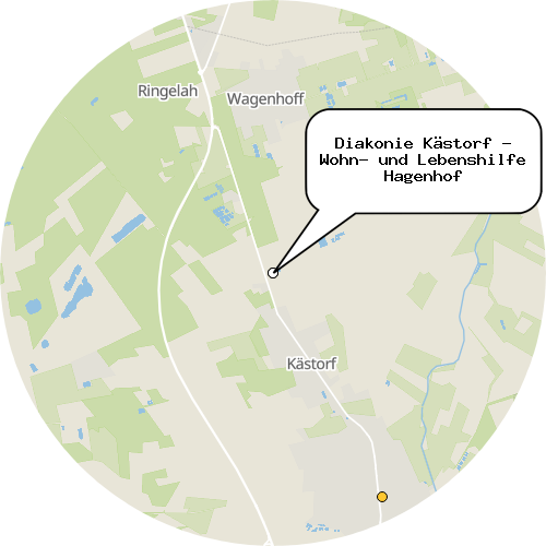 Kartenausschnitt für die Firma Diakonie Kästorf - Wohn- und Lebenshilfe Hagenhof