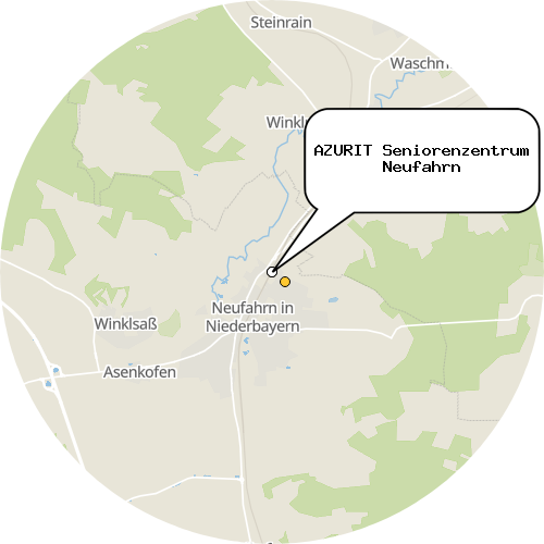 Kartenausschnitt für die Firma AZURIT Seniorenzentrum Neufahrn