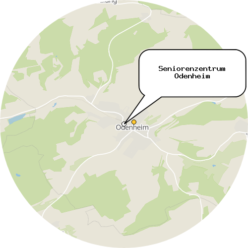 Kartenausschnitt für die Firma Seniorenzentrum Odenheim