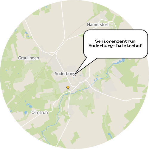 Kartenausschnitt für die Firma Seniorenzentrum Suderburg-Twietenhof