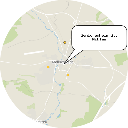 Kartenausschnitt für die Firma Seniorenheim St. Niklas