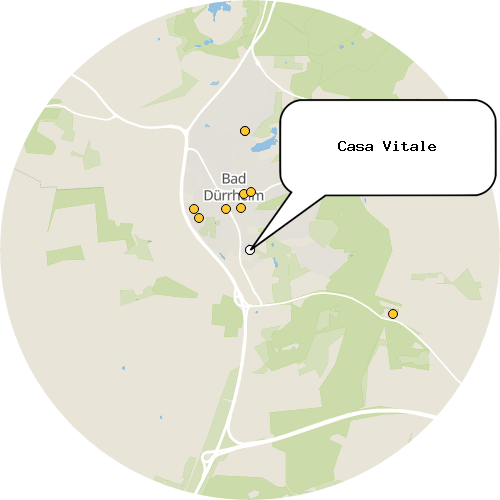 Kartenausschnitt für die Firma Casa Vitale