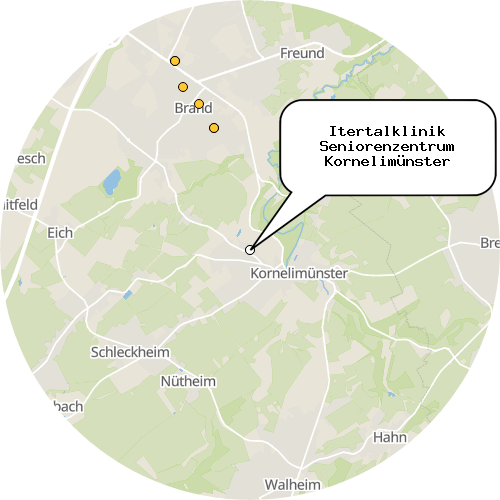 Kartenausschnitt für die Firma Itertalklinik Seniorenzentrum Kornelimünster