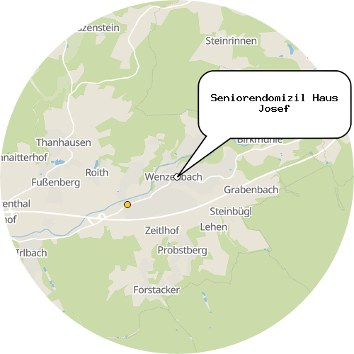 Kartenausschnitt für die Firma Seniorendomizil Haus Josef