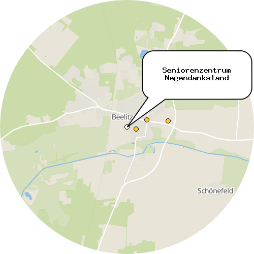 Kartenausschnitt für die Firma Seniorenzentrum Negendanksland