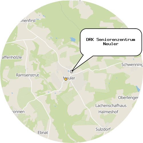 Kartenausschnitt für die Firma DRK Seniorenzentrum Neuler