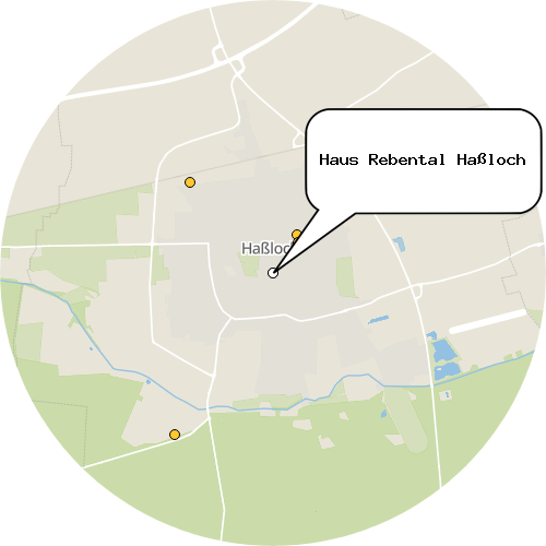 Kartenausschnitt für die Firma Haus Rebental Haßloch