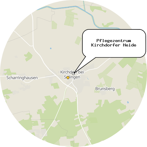 Kartenausschnitt für die Firma Pflegezentrum Kirchdorfer Heide