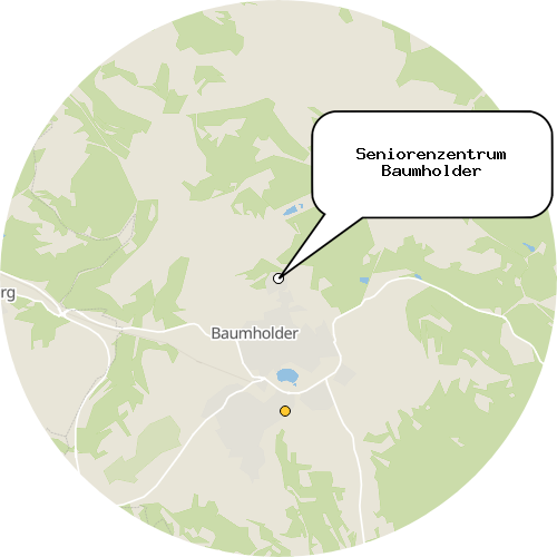 Kartenausschnitt für die Firma Seniorenzentrum Baumholder