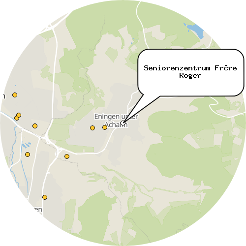 Kartenausschnitt für die Firma Seniorenzentrum Frère Roger