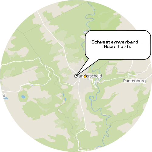 Kartenausschnitt für die Firma Schwesternverband - Haus Luzia