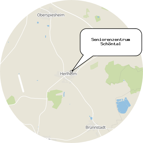Kartenausschnitt für die Firma Seniorenzentrum Schöntal