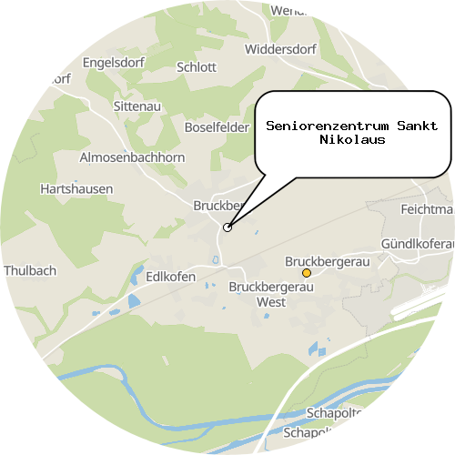 Kartenausschnitt für die Firma Seniorenzentrum Sankt Nikolaus