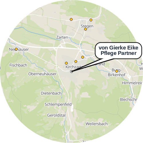 Kartenausschnitt für die Firma von Gierke Eike  Pflege Partner