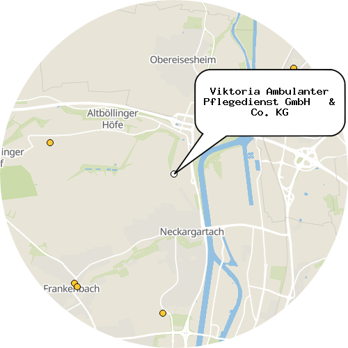 Kartenausschnitt für die Firma Viktoria Ambulanter Pflegedienst GmbH   & Co. KG