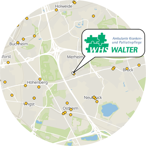 Kartenausschnitt für die Firma Ambulante Krankenpflege Walter  GmbH