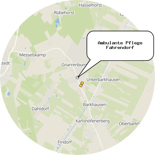 Kartenausschnitt für die Firma Ambulante Pflege Fahrendorf