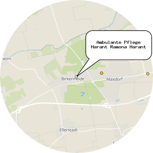 Kartenausschnitt für die Firma Ambulante Pflege Harant Ramona Harant