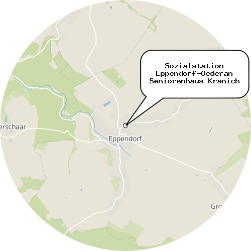 Kartenausschnitt für die Firma Sozialstation Eppendorf-Oederan Seniorenhaus Kranich
