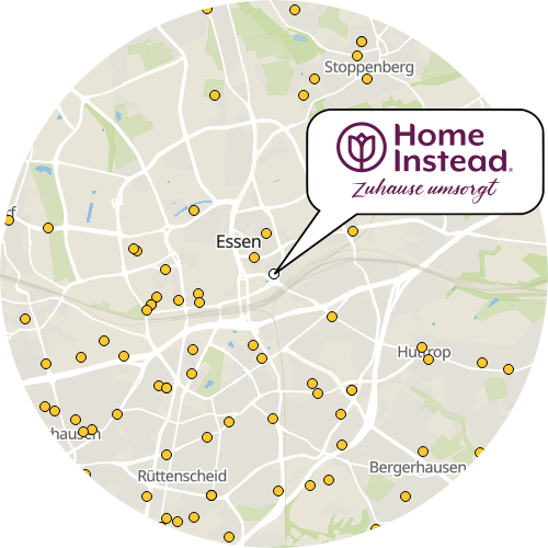 Kartenausschnitt für die Firma Home Instead Essen-Mitte - ops domi GmbH & Co. KG