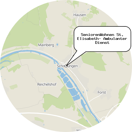 Kartenausschnitt für die Firma SeniorenWohnen St. Elisabeth- Ambulanter Dienst